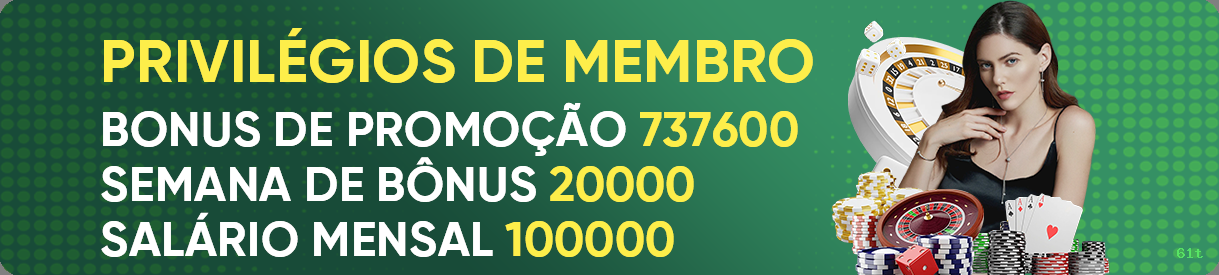 Ganhar e sacar na 61t